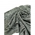 Cotton Hijab With Checkered Design and Floral Thread Embroidery Cotton Hijab With Checkered Design and Floral Thread Embroidery